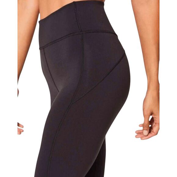 LULULEMON ATHLETICA In Movement Crop 'Everlux 19' In Black Size 2 - Picture 3 of 5